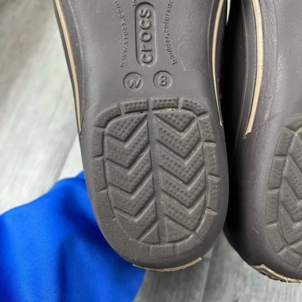 Crocs Brown Slip‎ On Shoes